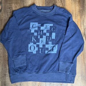 Aerie Checked Out Sweatshirt, Size Small